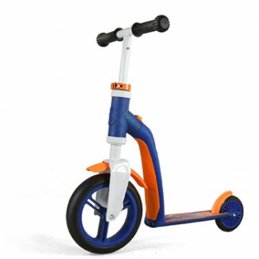 Самокат Scoot&Ride Highwaybaby сине-оранжевый Фото 4