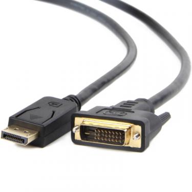 Кабель мультимедийный Cablexpert Display Port to DVI 24+1pin, 1.8m Фото