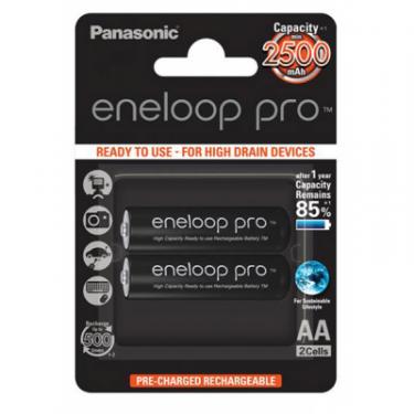 Аккумулятор Panasonic Eneloop Pro AA 2500mAh NI-MH * 2 Фото