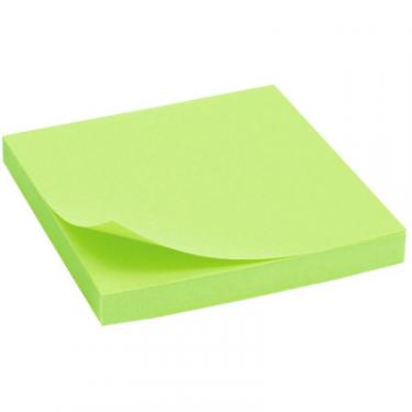Бумага для заметок Axent with adhesive layer 75x75мм,80sheets,neon green Фото