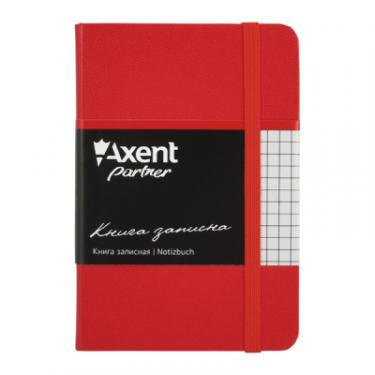 Книга записная Axent Partner, 95*140, 96sheets, square, red Фото