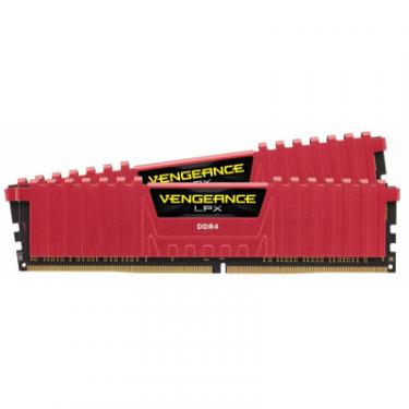 Модуль памяти для компьютера Corsair DDR4 16GB (2x8GB) 2400 MHz Vengeance LPX Red Фото
