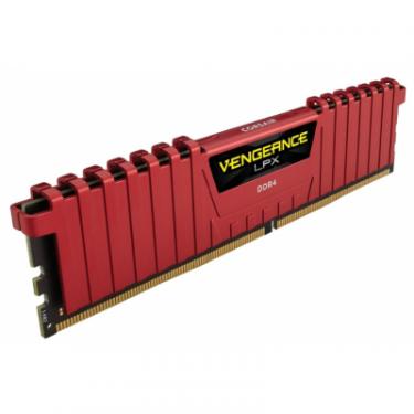 Модуль памяти для компьютера Corsair DDR4 16GB (2x8GB) 2400 MHz Vengeance LPX Red Фото 3