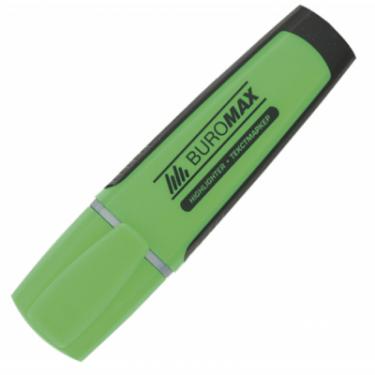 Маркер Buromax highlighter pen, chisel tip, green Фото