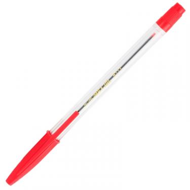 Ручка шариковая Buromax non-retractable JOBMAX Corvina, red Фото