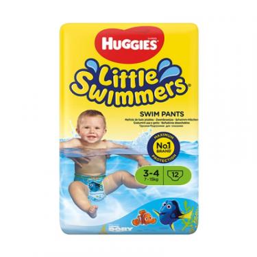 Подгузники Huggies Little Swimmer 3-4 (7-15 кг) 12 шт Фото 1