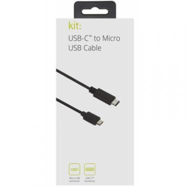 Дата кабель Kit USB 3.1 Type-C to Micro 5p 0.9m Фото 1