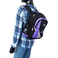 Рюкзак туристический Enrico Benetti черно-серо-фиолетовый Фото 4