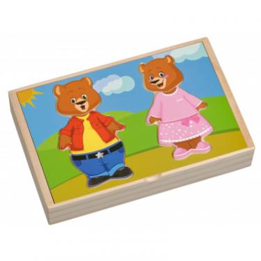 Развивающая игрушка Мир деревянных игрушек Два медведя Фото 1