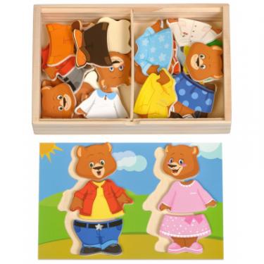 Развивающая игрушка Мир деревянных игрушек Два медведя Фото 4