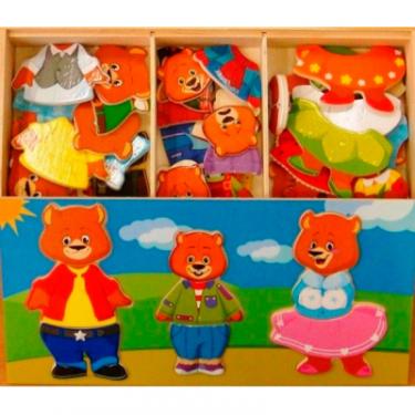 Развивающая игрушка Мир деревянных игрушек Три медведя Фото