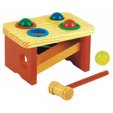 Развивающая игрушка Мир деревянных игрушек Стучалка-горка-шарики Фото