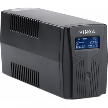 Источник бесперебойного питания Vinga LCD 600VA plastic case Фото 1