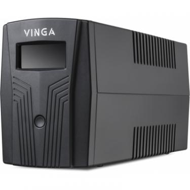 Источник бесперебойного питания Vinga LCD 600VA plastic case Фото 3