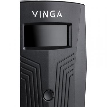 Источник бесперебойного питания Vinga LCD 600VA plastic case Фото 7