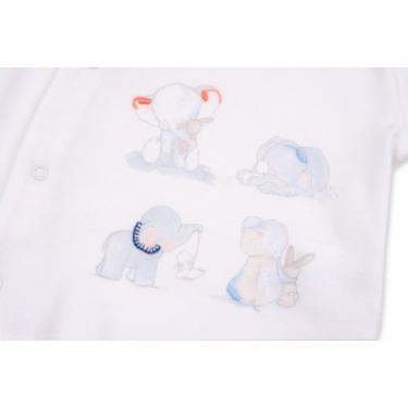 Набор детской одежды Bibaby 5 шт для мальчиков, со слоником кремовый-голубой Фото 4