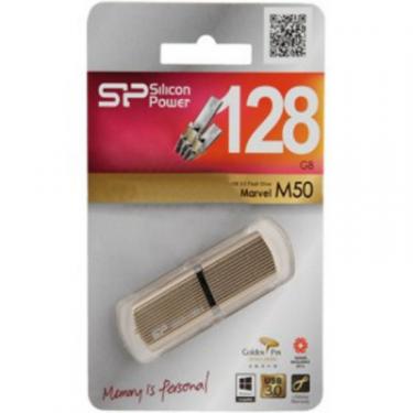 USB флеш накопитель Silicon Power 128GB Marvel M50 Champagne USB 3.0 Фото 5