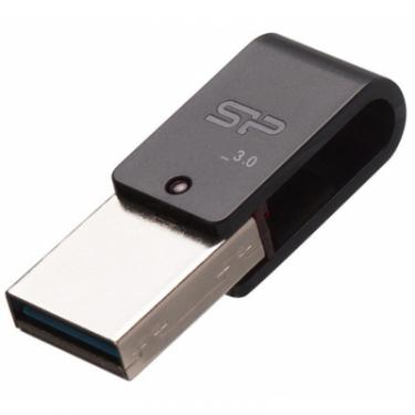 USB флеш накопитель Silicon Power 64GB Mobile X31 USB 3.0 OTG Фото 2