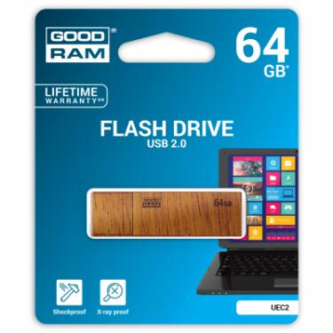 USB флеш накопитель Goodram 64GB UEC2 Eco USB 2.0 Фото 3
