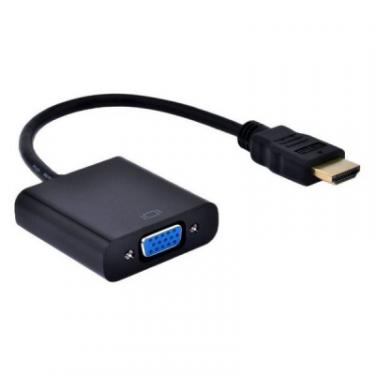 Переходник ST-Lab HDMI male to VGA F (с кабелями аудио и питания от Фото
