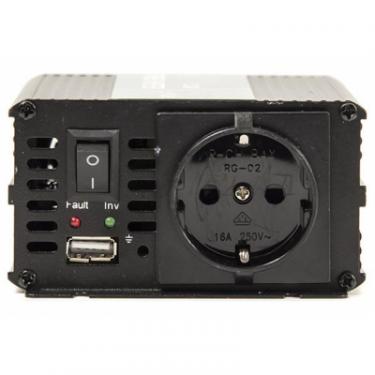 Автомобильный инвертор PowerPlant 24V/220V 300W, USB 5V 1A, HYM300-242 Фото 4