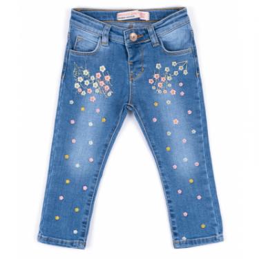 Джинсы Breeze джинсовые с цветочками Фото