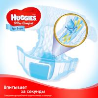 Подгузники Huggies Ultra Comfort 4 Conv для мальчиков (7-16 кг) 17 шт Фото 2