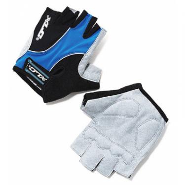Перчатки для фитнеса XLC CG-S04 Atlantis, сине-серо-черные, M Фото
