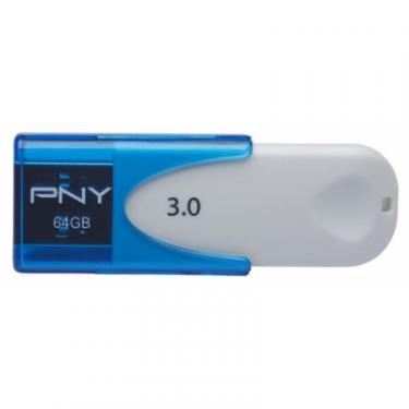 USB флеш накопитель PNY flash 64GB Attache4 Blue USB 3.0 Фото