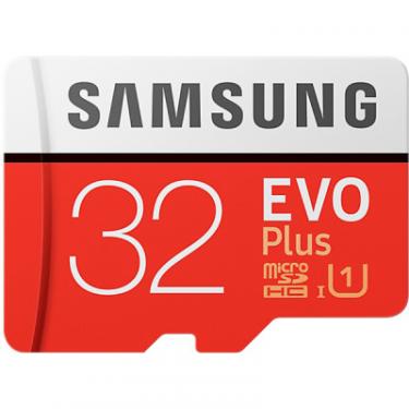 Карта памяти Samsung 32GB microSD class 10 UHS-I Evo Plus Фото 1