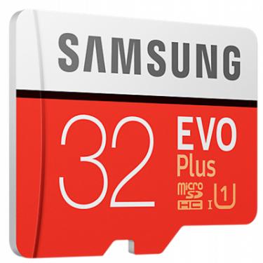 Карта памяти Samsung 32GB microSD class 10 UHS-I Evo Plus Фото 2