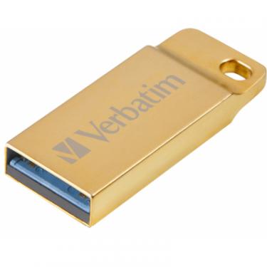 USB флеш накопитель Verbatim 16GB Metal Executive Gold USB 3.0 Фото 1