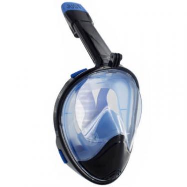 Маска для дайвинга Just Breath Pro Diving Mask L/XL Black/Blue Фото