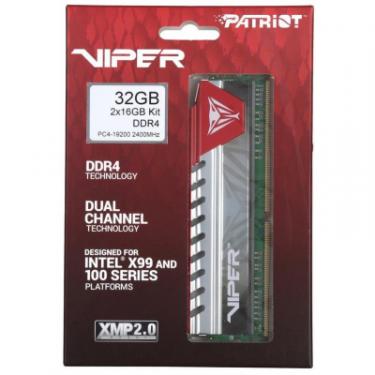 Модуль памяти для компьютера Patriot DDR4 32GB (2x16GB) 2133 MHz Viper Фото 2