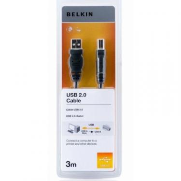 Кабель для принтера Belkin USB 2.0 AM/BM 3.0m Фото 1