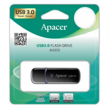 USB флеш накопитель Apacer 8GB AH355 Black USB 3.0 Фото 3