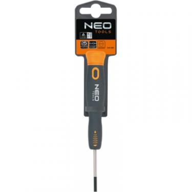Отвертка Neo Tools шліцева прецизійна 3.0 х 40 мм, CrMo Фото 1