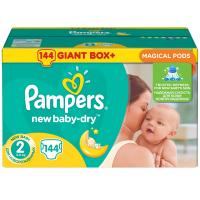 Подгузники Pampers New Baby-Dry Mini Размер 2 (3-6 кг), 144 шт Фото 1