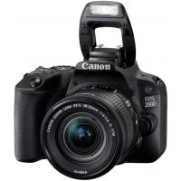 Цифровой фотоаппарат Canon EOS 200D 18-55 DC III Black Kit Фото 4