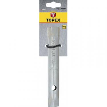 Ключ Topex торцевой двухсторонний трубчатый 18 х 19 мм Фото 1