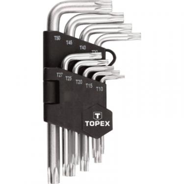 Набор инструментов Topex ключі шестигранні Torx T10-T50, набір 9 шт.*1 уп. Фото 1
