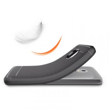 Чехол для мобильного телефона Laudtec для Motorola Moto G5 Carbon Fiber (Black) Фото 2