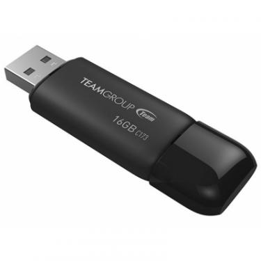 USB флеш накопитель Team 16GB C173 Pearl Black USB 2.0 Фото 3