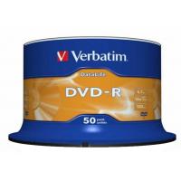 Диск DVD Verbatim 4.7Gb 16X CakeBox 50шт DATA LIFE Фото 1