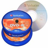 Диск DVD Verbatim 4.7Gb 16X CakeBox 50шт DATA LIFE Фото 3
