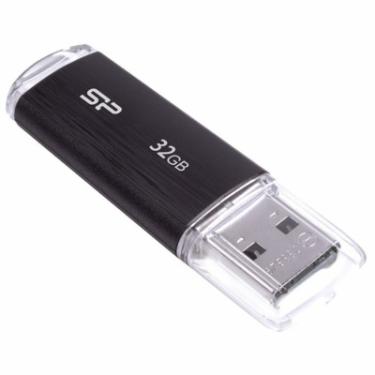 USB флеш накопитель Silicon Power 32GB Ultima U02 Black USB 2.0 Фото 2