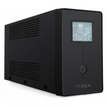 Источник бесперебойного питания Vinga LCD 600VA metal case with USB Фото 1