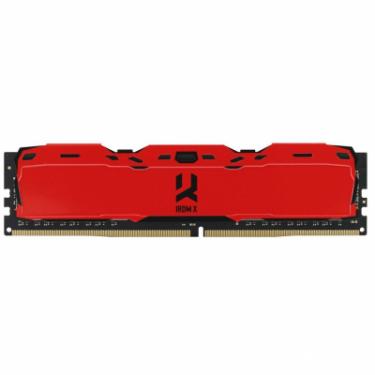 Модуль памяти для компьютера Goodram DDR4 8GB 3000 MHz IRDM Red Фото