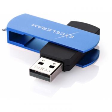 USB флеш накопитель eXceleram 32GB P2 Series Blue/Black USB 2.0 Фото 1