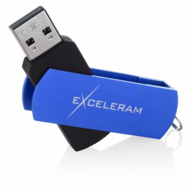 USB флеш накопитель eXceleram 32GB P2 Series Blue/Black USB 2.0 Фото 2